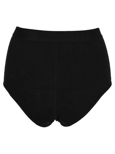 Shop Marine Serre Logo Embroidered Briefs In Black