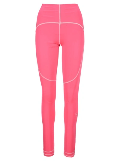 Shop Adidas By Stella Mccartney Contrast Stitching Leggings In Pink