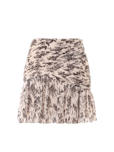 Shop Zimmermann Pleated Mini Skirt In Multi