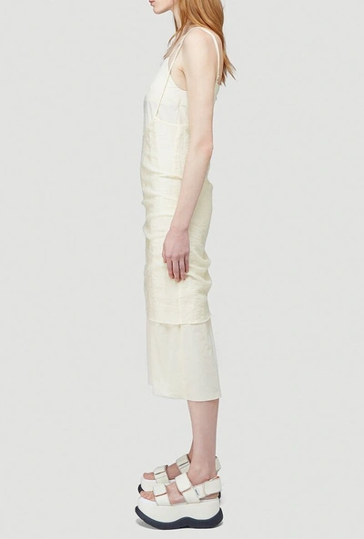 Shop Ader Error Classic Slip Dress In White