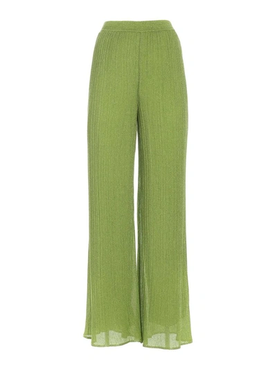 Shop M Missoni Pleated High In Green