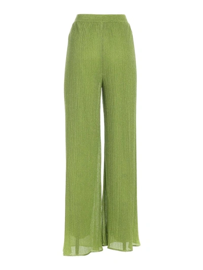 Shop M Missoni Pleated High In Green