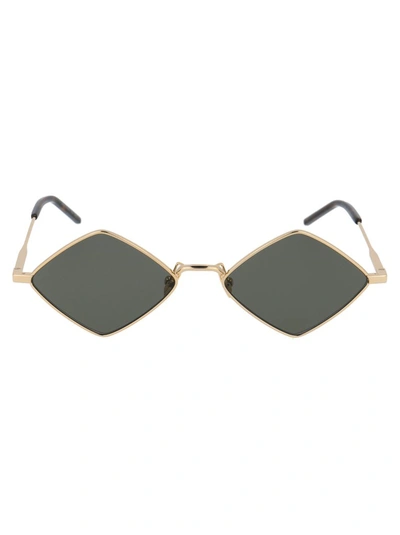 Shop Saint Laurent Eyewear Sl 302 Sunglasses In Gold