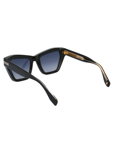 Shop Marc Jacobs Eyewear Cat Eye Frame Sunglasses In Black