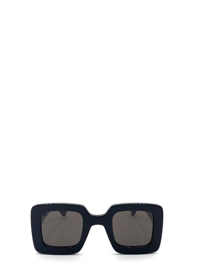 Shop Gucci Eyewear Square Frame Sunglasses In Black