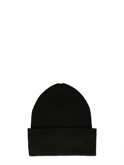 Shop Dsquared2 Logo Patch Beanie In Black