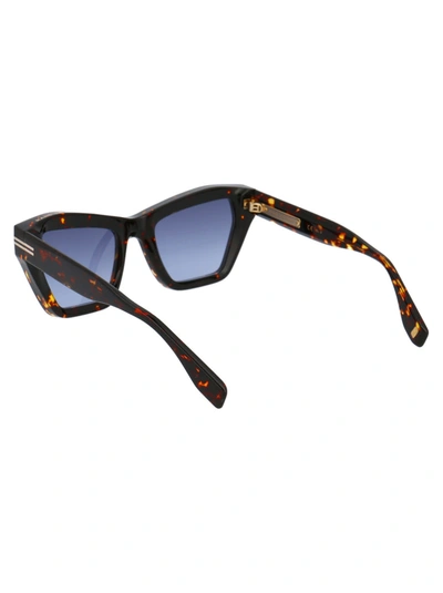Shop Marc Jacobs Eyewear Cat Eye Frame Sunglasses In Multi