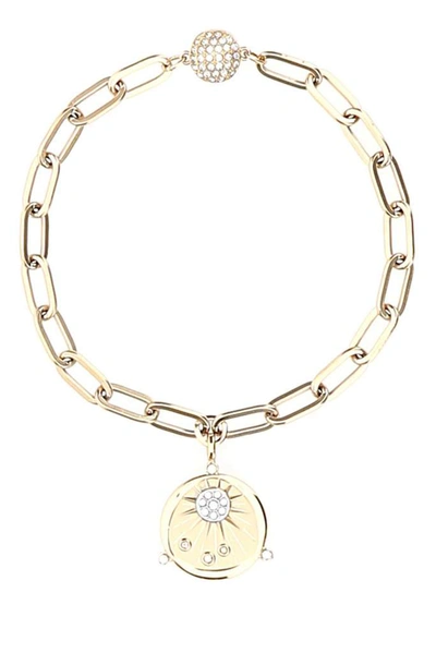 Shop Swarovski Elements Sun Bracelet In Gold