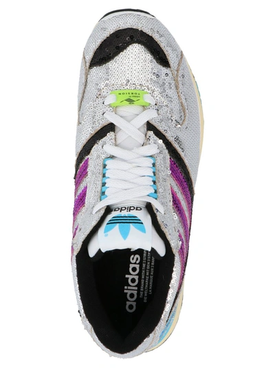 Shop Adidas Originals Zx 4000 Sneakers In Multi