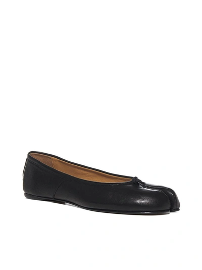 Shop Maison Margiela Tabi Ballet Flats In Black