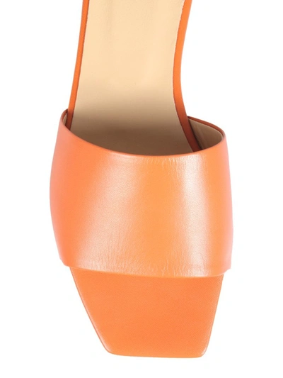 Shop Aeyde Aeydē Anna Low Sandals In Orange