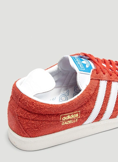 Shop Adidas Originals Gazelle Vintage Sneakers In Red