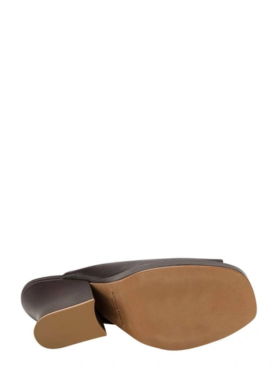 Shop Bottega Veneta Stack Mules In Brown