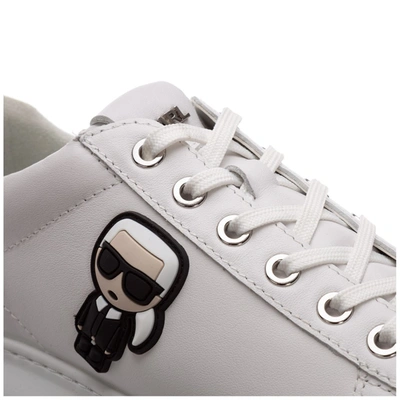 Shop Karl Lagerfeld K/ikonik Kapri Sneakers In White