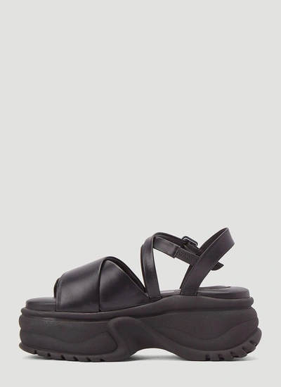 Shop Simone Rocha Platform Sandals In Black