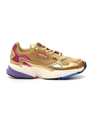 Shop Adidas Originals Falcon Lace In Gold