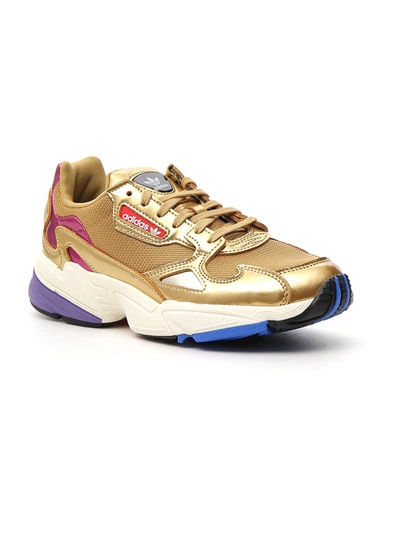 Shop Adidas Originals Falcon Lace In Gold