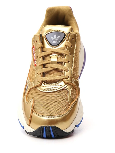 Shop Adidas Originals Falcon Lace In Gold