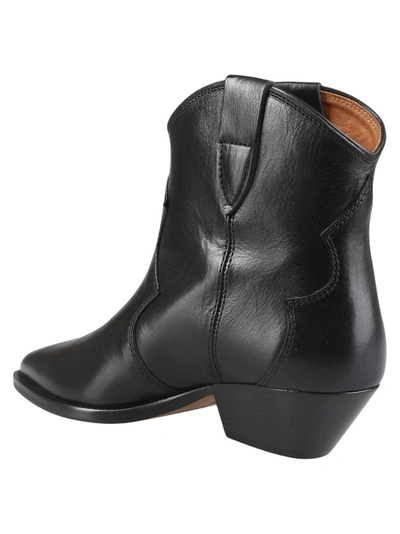 Shop Isabel Marant Dewina Ankle Boots In Black