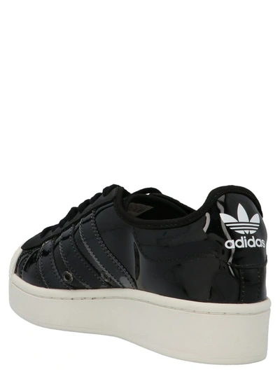 Shop Adidas Originals Adidas Superstar Bold Sneakers In Black