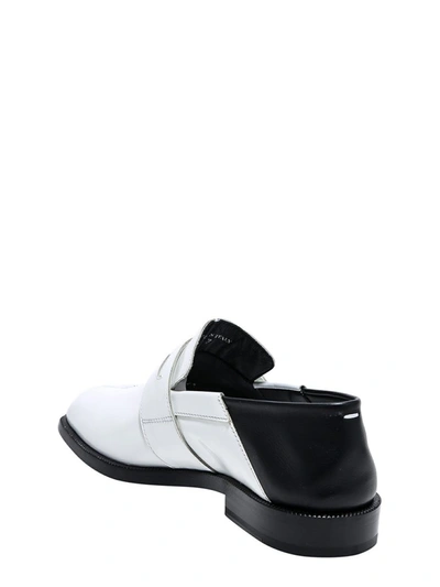 Shop Maison Margiela Tabi Penny Loafers In Multi