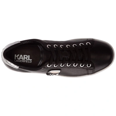 Shop Karl Lagerfeld Logo Patch Low In Black