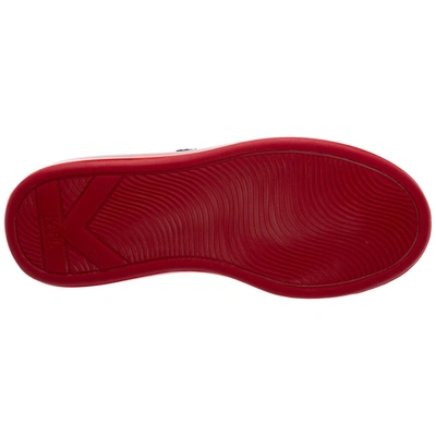 Shop Karl Lagerfeld K/ikonik Transparent Sneakers In Red