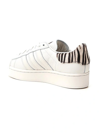 Shop Adidas Originals Superstar Bold Lace In White