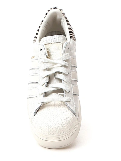Shop Adidas Originals Superstar Bold Lace In White