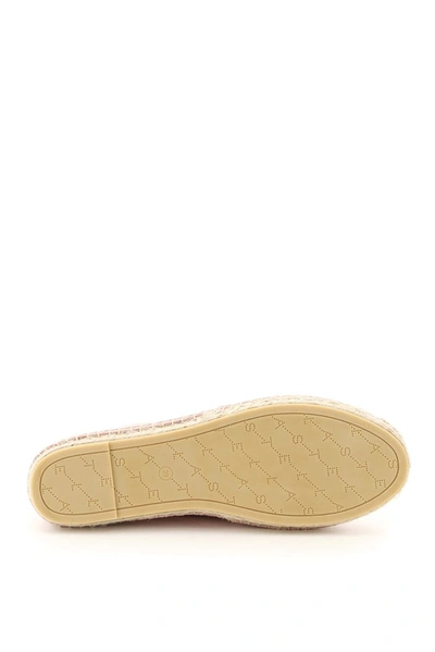 Shop Stella Mccartney Stella Logo Espadrilles In Pink