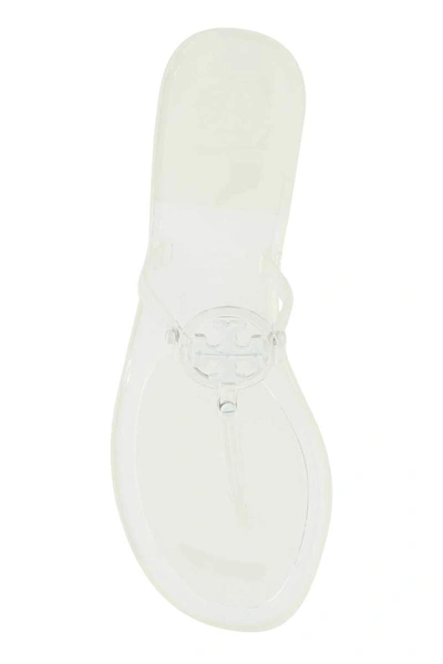 Shop Tory Burch Mini Miller Jelly Sandals In Transparent