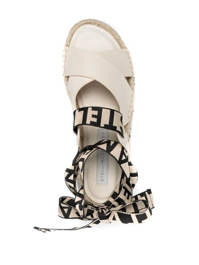 Shop Stella Mccartney Gaia Alter Mat Sandals In White