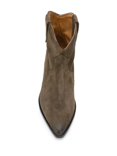 Shop Isabel Marant Dewina Cowboy Boots In Brown