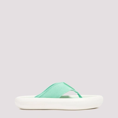 Shop Stella Mccartney Air Slide Sandals In Green