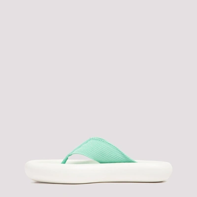 Shop Stella Mccartney Air Slide Sandals In Green