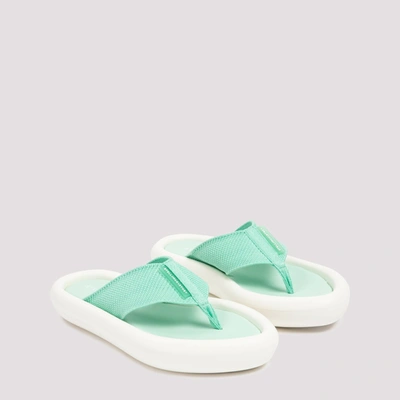 Shop Stella Mccartney Air Slide Sandals In Green