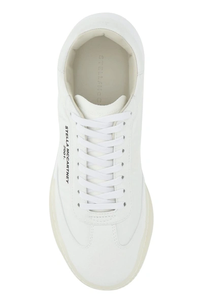 Shop Stella Mccartney Logo Panelled Sneakers In White