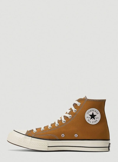 Shop Converse Chuck 70 Hi Sneakers In Brown