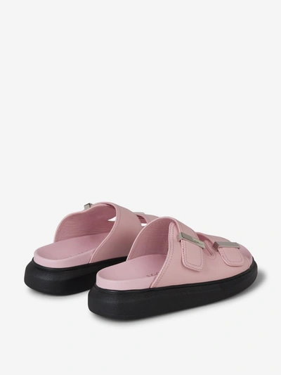 Shop Alexander Mcqueen Oversized Hybrid Sandals In Pink