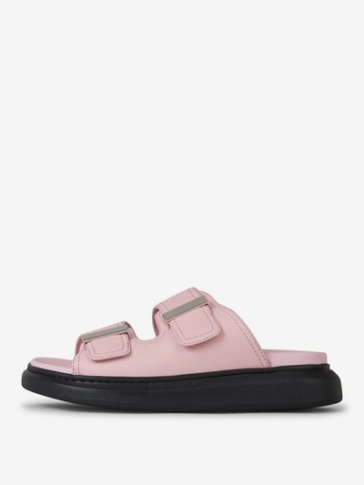 Shop Alexander Mcqueen Oversized Hybrid Sandals In Pink