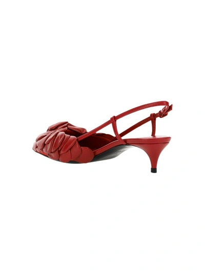 Shop Valentino Atelier 03 Rose Edition Slingback Pumps In Red