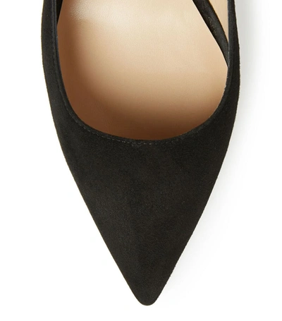 Shop Stuart Weitzman Luna Pointed In Black