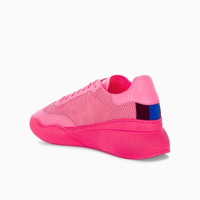 Shop Stella Mccartney Loop Square Mesh Sneakers In Pink