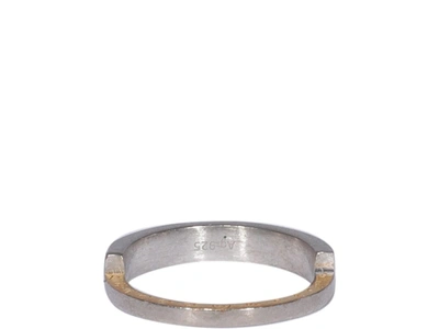 Maison Margiela Number Slim Ring In Silver | ModeSens