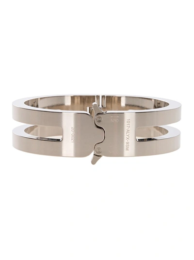 Shop Alyx 1017  9sm Rollercoaster Bracelet In Silver