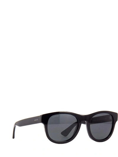 Shop Gucci Eyewear Round Frame Sunglasses In Black