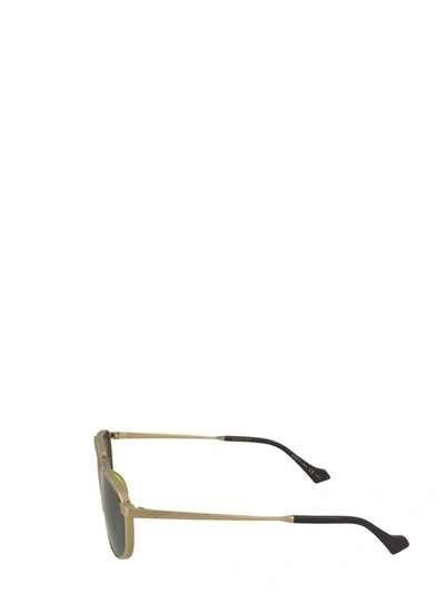 Shop Gucci Eyewear Aviator Sunglasses In Gold