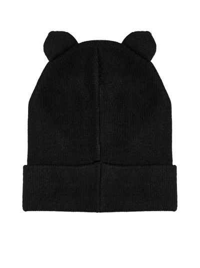 Shop Gcds Logo Teddy Beanie In Black