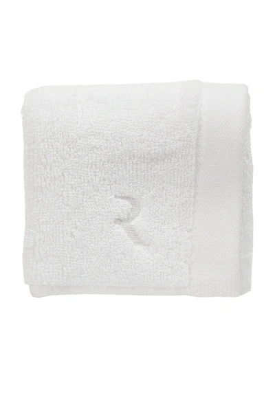 Resore Set Of 2 Wash Cloths With Wash Cloth Holder In White