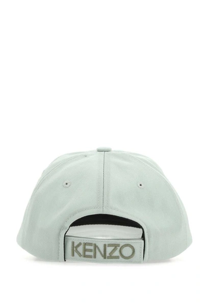 Shop Kenzo Kampus Tiger Embroidered Cap In Green